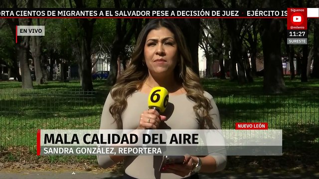 Reportan mala calidad del aire en Nuevo León; lo adjudican a polvo de Texas y Coahuila