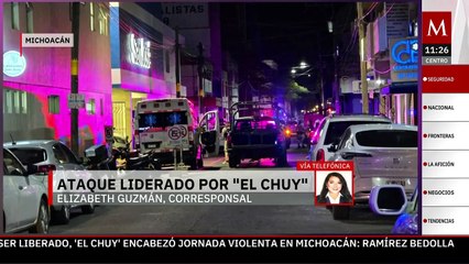Jornada violenta en Michoacán fue encabezada por 'El Chuy' tras ser liberado por un juez: Gobernador