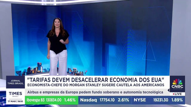 Economista-chefe da Morgan Stanley aconselha cautela em relação a economia dos EUA | CNBC BREAKING