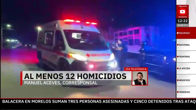 Se registran al menos 12 homicidios en Sinaloa durante el fin de semana