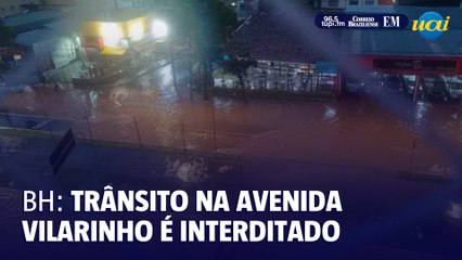 Avenida Vilarinho interditada por risco de transbordamento