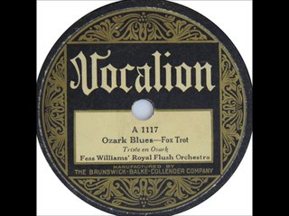 Fess Williams´ Royal Flush Orchestra  - Ozark Blues (1927)