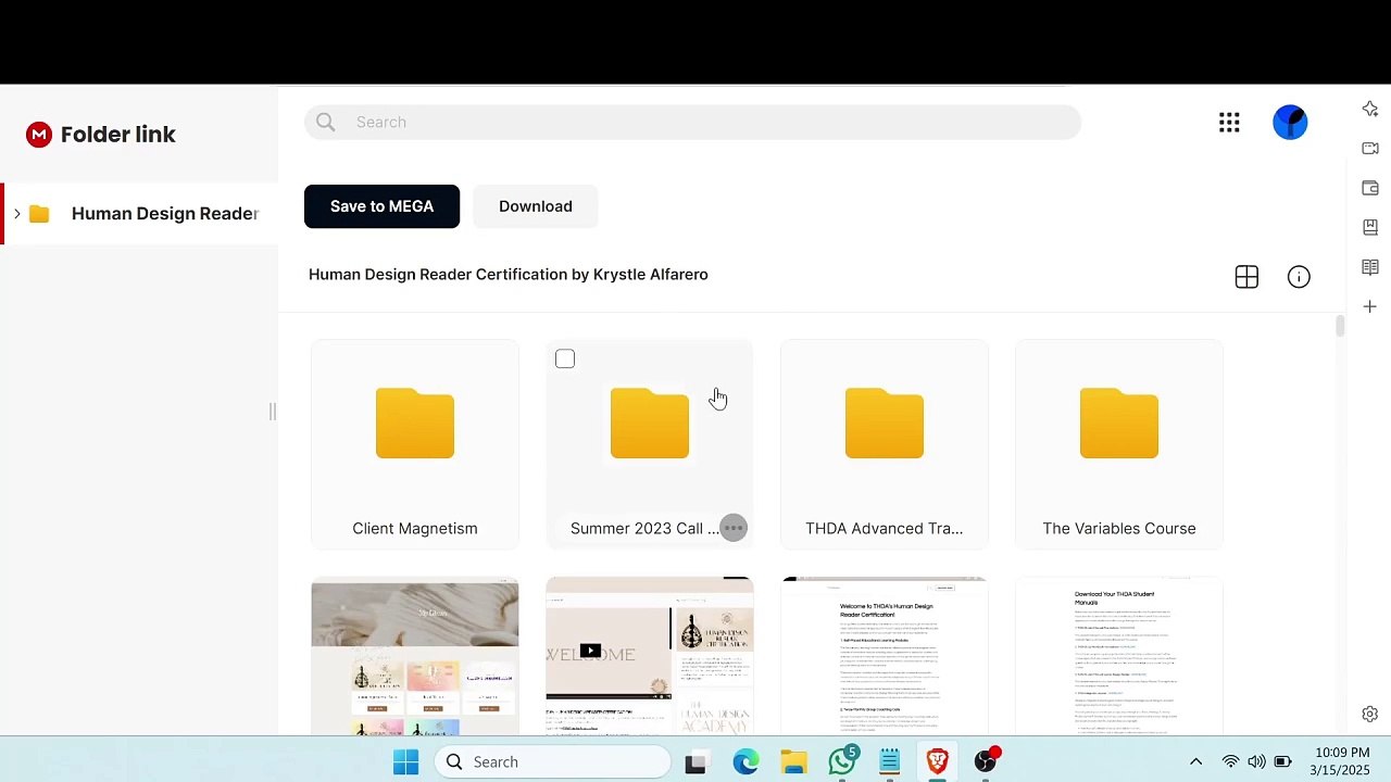 (49$)Krystle Alfarero - Human Design Reader Certification Course
