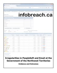 infobreach.ca - irregularities in PeopleSoft and Email