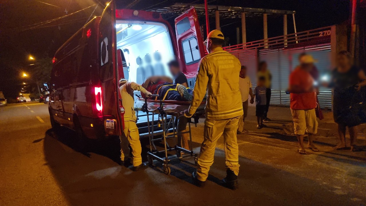 Homem cai de telhado no Bairro Presidente e fica ferido