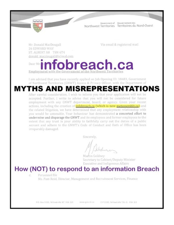 infobreach.ca - myths and misrepresentations