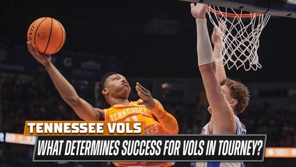 The Tennessee Vols have some LOFTY expectations on them heading into the NCAA Tournament
