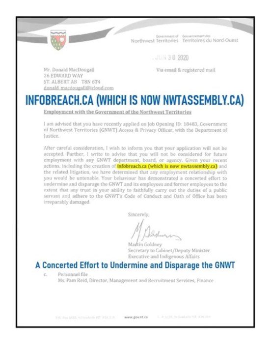 infobreach.ca (which is now nwtassembly.ca)