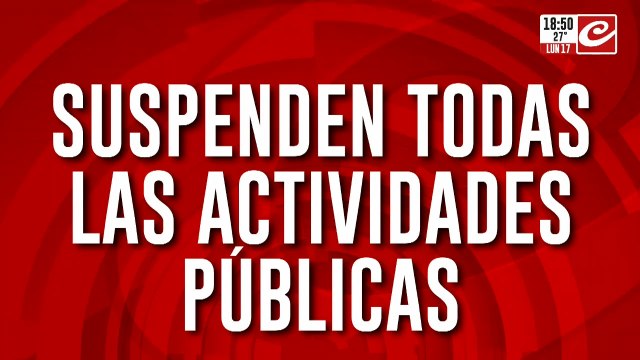 Alerta máxima en Bahía Blanca: suspenden todas las actividades públicas