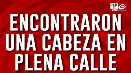 Hallan una cabeza humana dentro de un bolso en plena calle