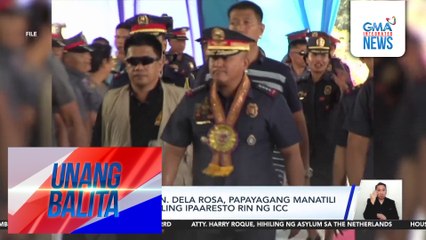 SP Escudero – Sen. dela Rosa, papayagang manatili sa Senado sakaling ipaaresto rin ng ICC | Unang Balita