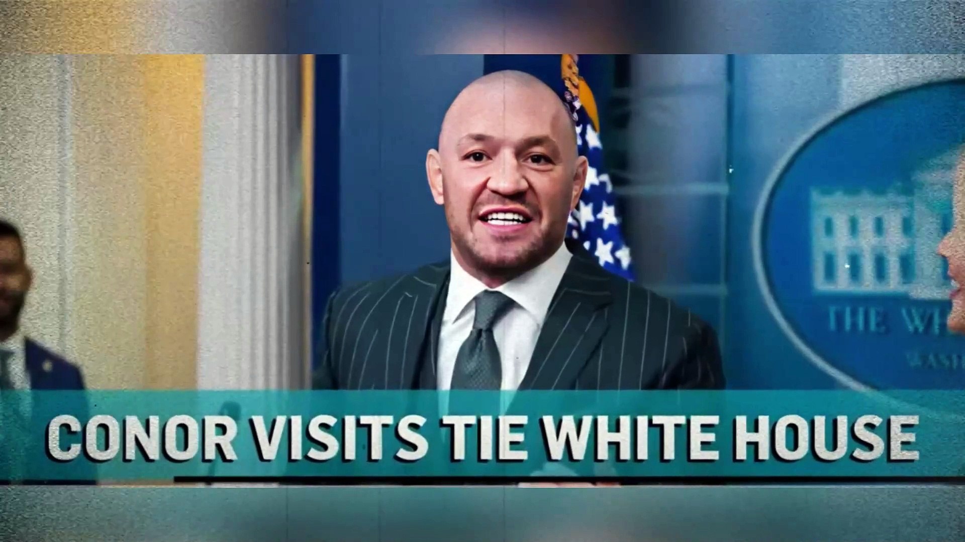 ⁣Conor McGregor Meets With Donald Trump to Mark St. Patrick's Day