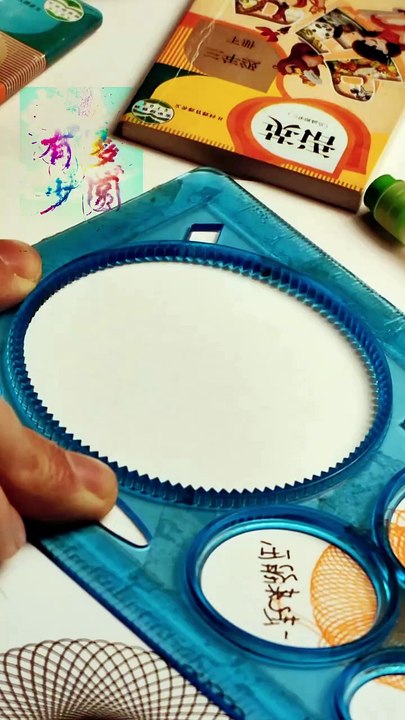 1000006169How many rotations did the pen make in total? ?? #Spirograph #satisfying #viralshort #shorts