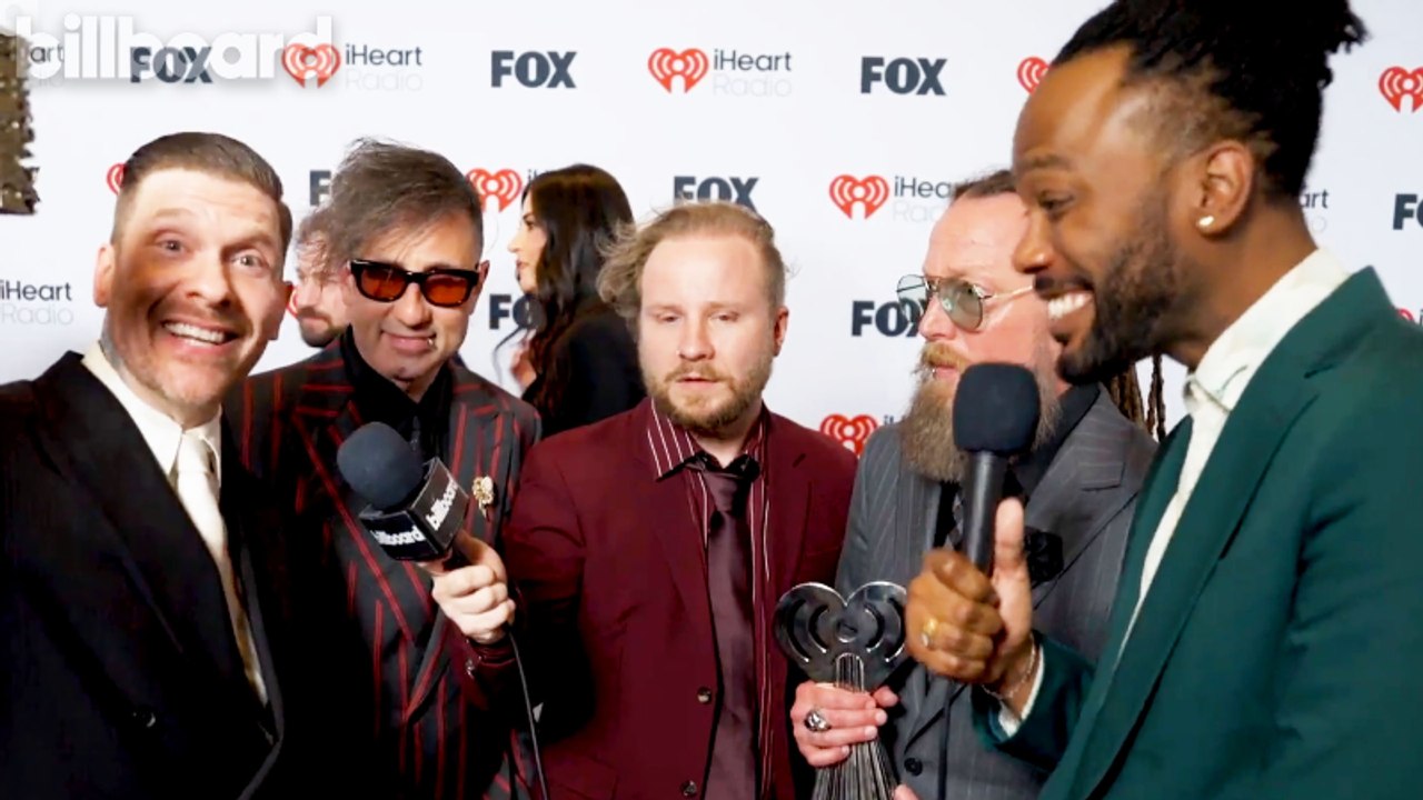 Shinedown Talks "Dance, Kid, Dance" On Billboard Rock Charts | iHeartRadio Music Awards 2025