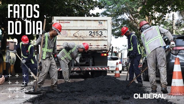 Operação 'Tapa-Buraco’: bairro da Pedreira recebe serviço de asfaltamento