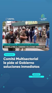 Comité Multisectorial le pide al Gobierno soluciones inmediatas