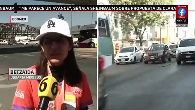 Motociclistas y automovilistas invaden el carril confinado del Mexibús en Edomex
