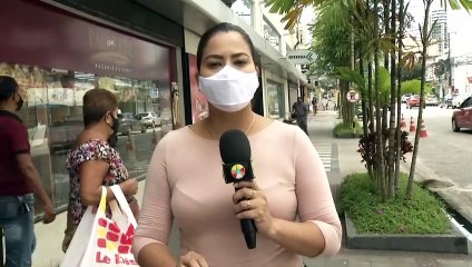 b'Loja de Shopping no centro de Belm  alvo de assalto'