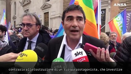 Piazza per l'Europa, anche Avs alla manifestazione di Serra a Roma