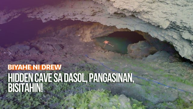 Hidden cave sa Dasol, Pangasinan, bisitahin! | Biyahe ni Drew