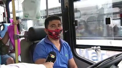 b'Covid-19: Fiscalizao em nibus da capital  '