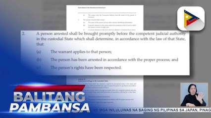 Ilang eksperto, nanindigan na walang nilabag na batas ang gobyerno sa pag-surrender kay dating Pres. Duterte sa ICC
