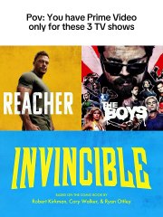 They are all PEAK tho 😭 #invincible #theboys #reacher