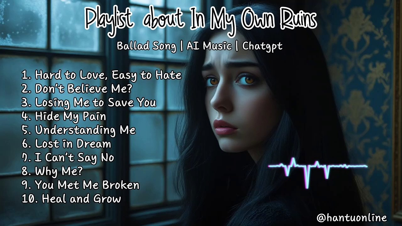 Playlist about In My Own Ruins | Ballad Song | AI Music | Chatgpt | English Song