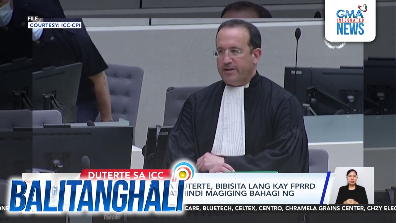Atty. Medialdea - FPRRD, pumirma ng conforme para maging abogado sa ICC si Atty. Nicholas Kaufman | Balitanghali