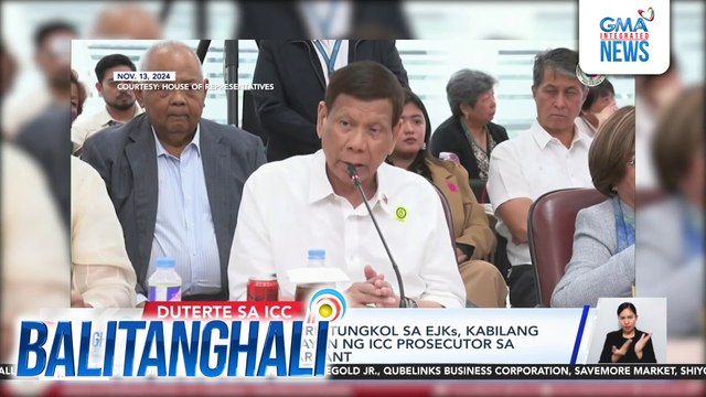 9 na personalidad, tinukoy ng ICC prosecutor na co-perpetrator ni FPRRD sa mga krimen noong war on drugs | Balitanghali