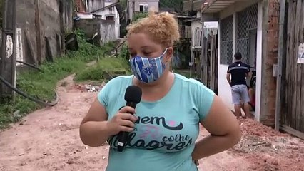 b'Obra inacabada preocupa moradores do Curi Utinga'