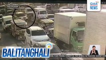 2 suspek sa pag-carnap ng SUV, naaresto matapos maipit sa traffic | Balitanghali