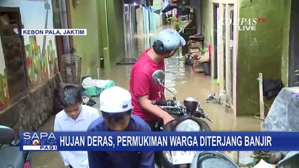 Hujan Deras, Permukiman Warga di Kebon Pala Diterjang Banjir