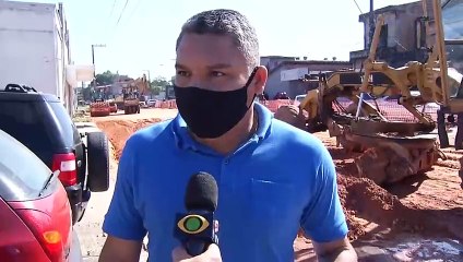 b'Helder Barbalho visita obras na rodovia do Tapan'