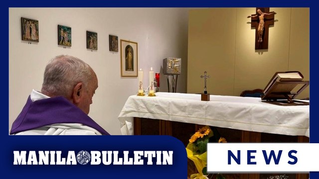 Pope registers new improvements in pneumonia fight as Vatican gives details on hospital photo