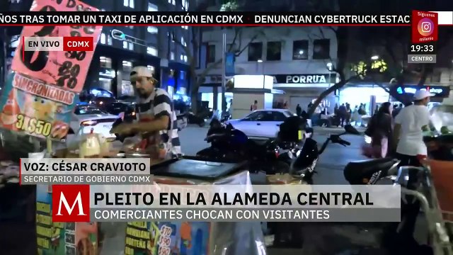 “Que la alameda no sea para los comerciantes”, dice Cravioto sobre riña en Centro Histórico CdMx