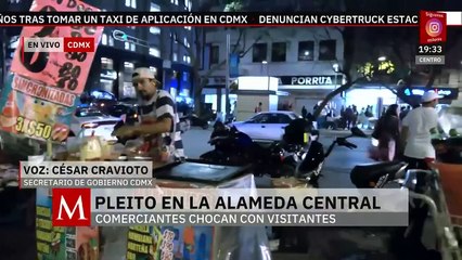 “Que la alameda no sea para los comerciantes”, dice Cravioto sobre riña en Centro Histórico CdMx