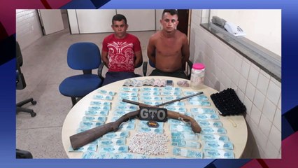 b'Dupla de traficantes presa em Bragana'