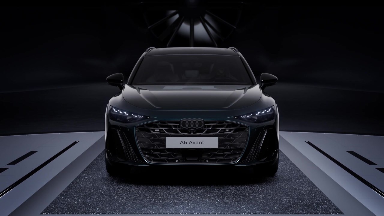 Audi A6 Avant – Aerodynamik – Animation
