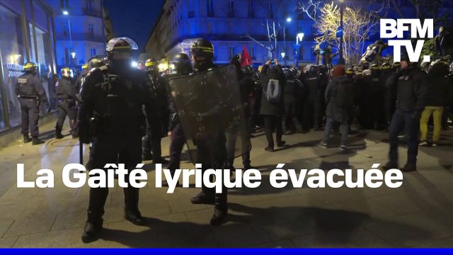 Gaîté lyrique: intervention sous tension des forces de l’ordre pour évacuer les occupants