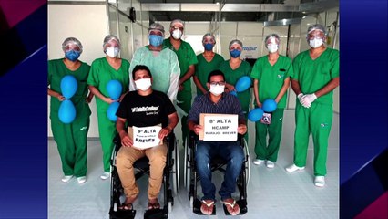 b'Pacientes vencem a Covid-19 e deixam hospital em Breves'