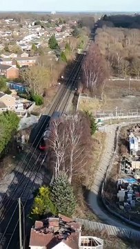 Drone footage captures return of Flying Scotsman to Doncaster