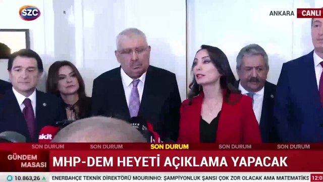 Tülay Hatimoğulları Sayın Öcalan dedi, MHP'li Semih Yalçın başını önüne eğdi