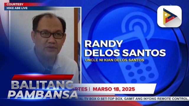 Tiyuhin ni Kian Delos Santos, humihingi pa rin ng hustisya dahil sa pagkamatay ng kanyang pamangkin sa ‘War on Drugs’