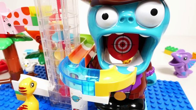 Colorful Marbles Enter the Big Mouth [Blocks And Marbles]