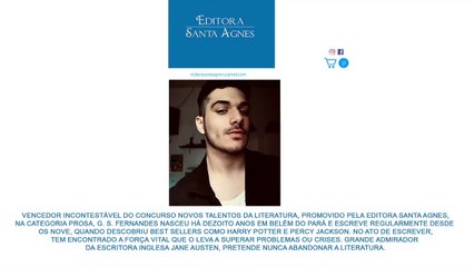 b'Jovem escritor paraense ganha concurso nacional'