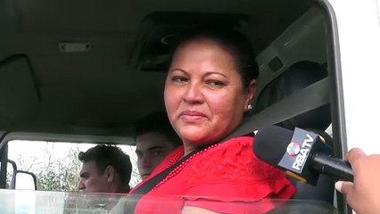 b'PRF realiza ao para auxiliar caminhoneiros durante Pandemia'