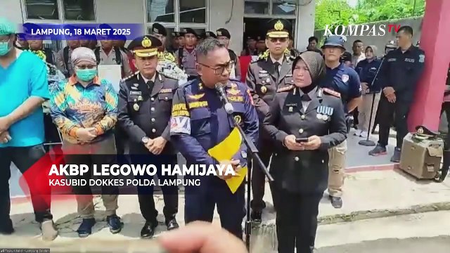 Hasil Autopsi 3 Polisi Gugur yang Ditembak saat Gerebek Judi Sabung Ayam di Lampung