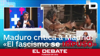 Maduro asocia la cancelación de un ciclo de cine en Madrid a una muestra de la "victoria del fascismo"