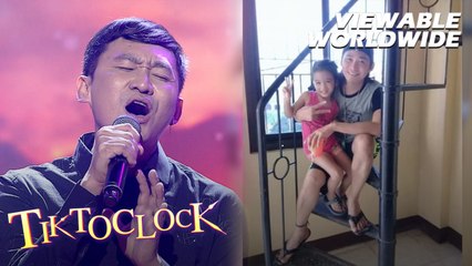 TiktoClock: Konteserong SINGLE DAD, todo-bigay para sa kaniyang anak!